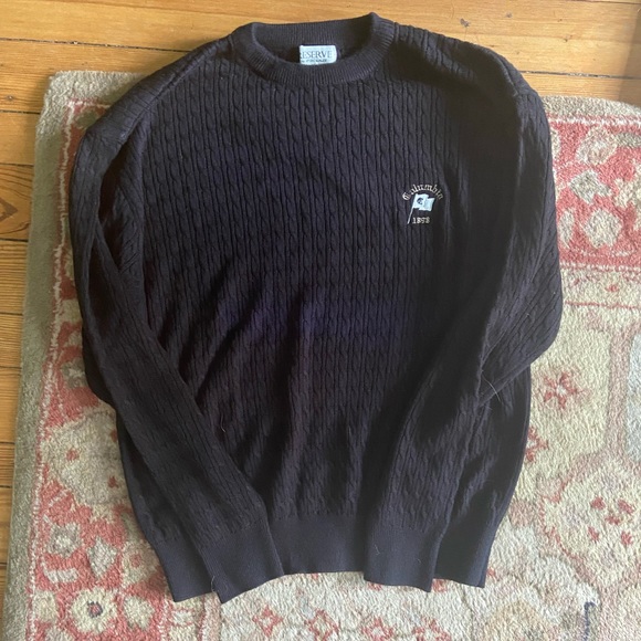 Black cable knit sweater - Picture 1 of 3